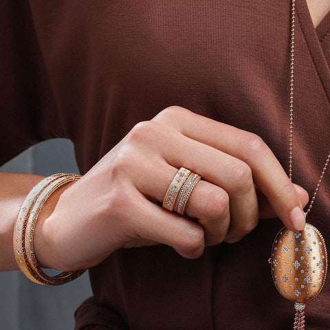 Roberto Coin Princess 18ct Yellow Gold Diamond Ring ADR777RI0552 Y_2