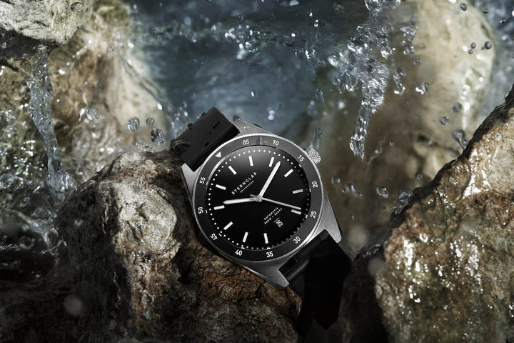 Sternglas Marus Automatic Black Rubber
