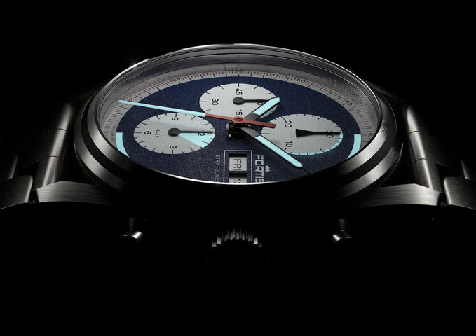 Fortis Stratoliner Blue Japan Bracelet Watch