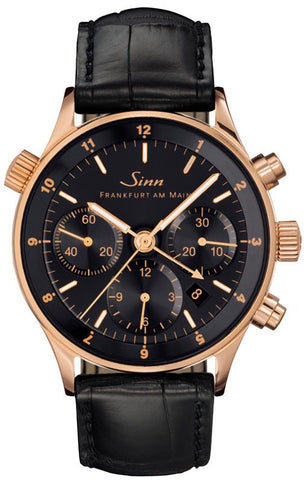 Sinn Watch 6000 Finance Center Rose Gold Leather 6000.040 LEATHER