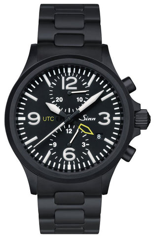 Sinn Duo Chronograph 756 UTC S PVD Bracelet D 756.021 PVD BRAC