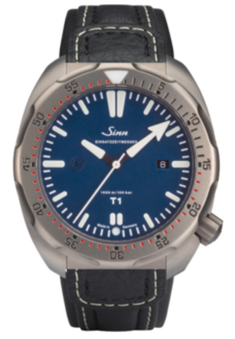 Sinn Watch T1 B EZM 14 Leather Strap 1014.011 Leather Strap