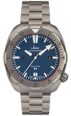 Sinn Watch T1 B EZM 14 Titanium Bracelet 1014.011 Bracelet