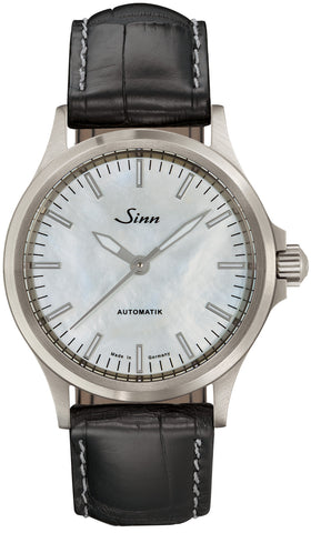 Sinn Watch 556 I Mother Of Pearl W Black Aligator 556.0102 Black Aligator