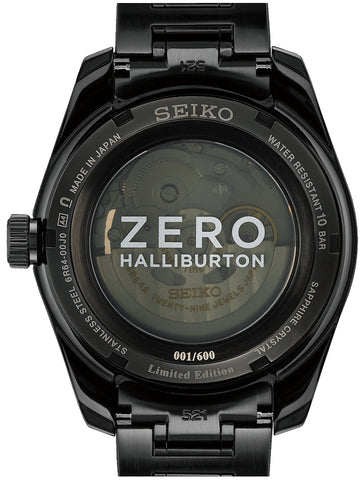 Seiko Presage Watch Sharp Edged GMT X Zero Halliburton Limited Edition D