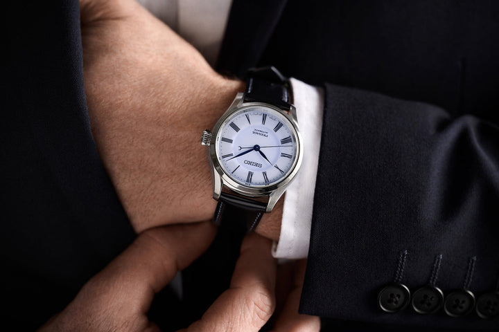 Seiko Presage Rurizome Arita Porcelain Dial Watch