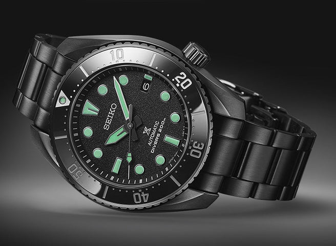 Seiko Prospex Black Series Night Vision Sumo Diver Limited Edition