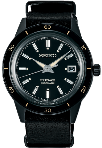 Seiko Presage Watch Style 60s Automatic Stealth SRPH95J1