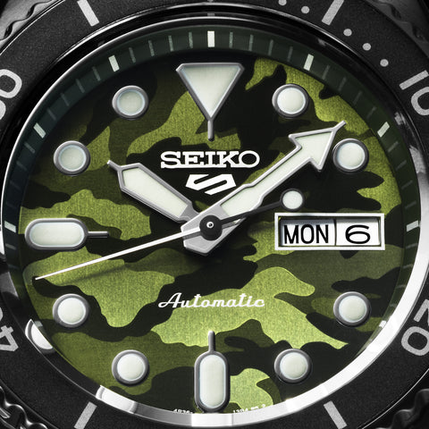 Seiko Watch 5 Sports Steet Style Camouflage