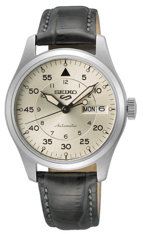 Seiko Watch 5 Sports Champagne Flieger Suit Style SRPJ87K1.