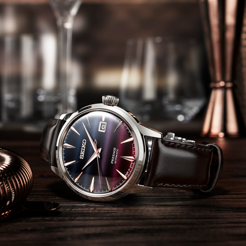 Seiko Presage Watch Cocktail Time Purple Sunset Limited Edition