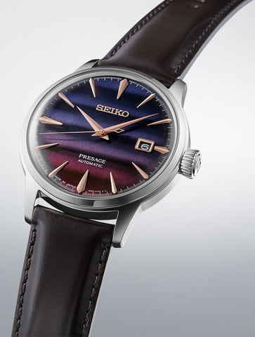 Seiko Presage Watch Cocktail Time Purple Sunset Limited Edition