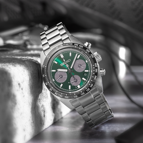 Seiko Prospex Speedtimer Solar Deep Green Watch
