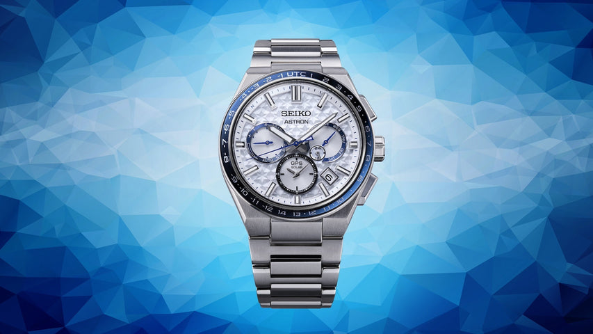 Seiko Astron Watch GPS Solar 5X Dual Time Galactic Blue Limited Edition