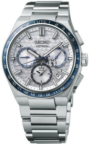 Seiko Astron Watch GPS Solar 5X Dual Time Galactic Blue Limited Edition SSH135J1