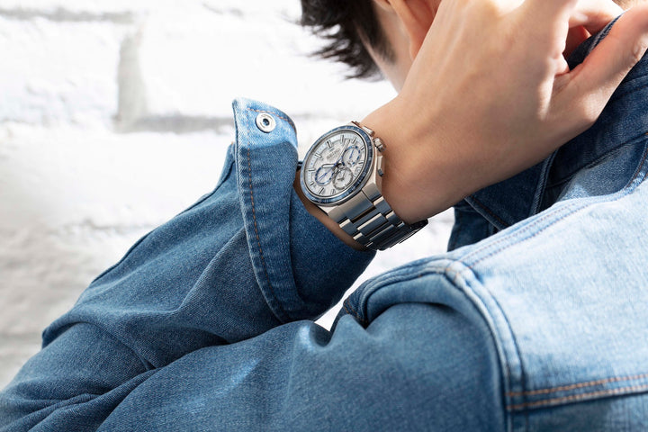 Seiko Astron Watch GPS Solar 5X Dual Time Galactic Blue Limited Edition