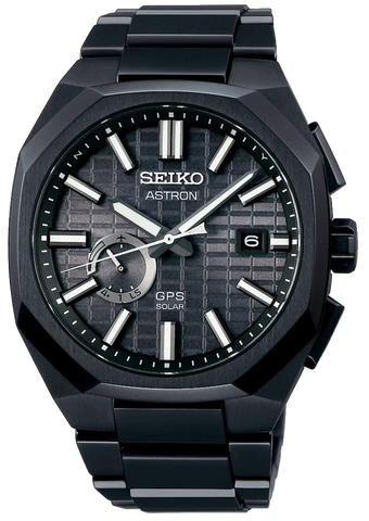 Seiko Astron Watch GPS Solar Jet Black Crystal Box SSJ015J1.