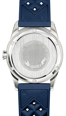 Squale SUB-39 GMT Blue Vintage Rubber Watch