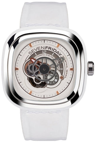 SevenFriday Watch White P1B/02 Bright Limited Edition