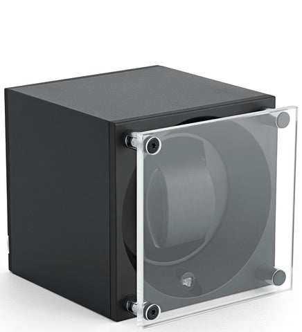 Swiss KubiK Watch Winder Single Black Window Protection SK01-AE001-WP