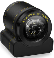 Scatola del Tempo Watch Winder Rotor One Racing Yellow Black 03010.BY