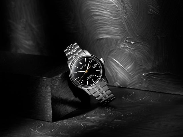Seiko Presage Deep Black Urushi Lacquer Watch