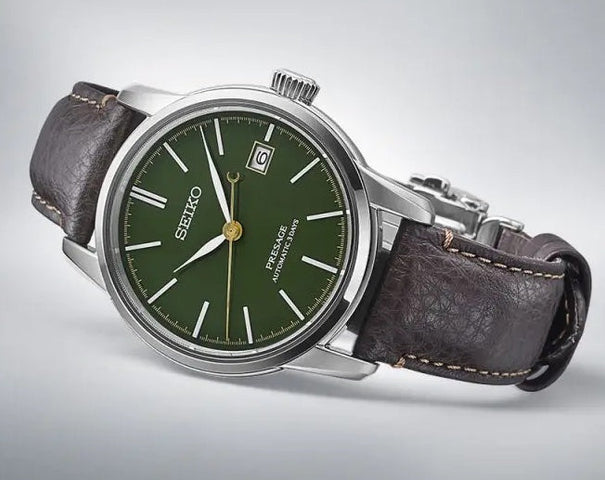Seiko Presage Natural Green Urushi Lacquer