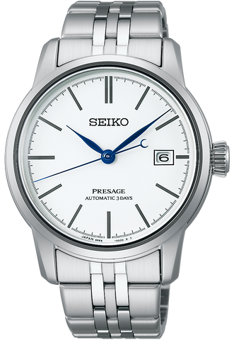 Seiko Presage Watch Pure White Enamel SPB403J1