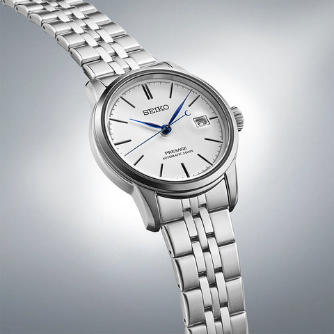 Seiko Presage Pure White Enamel Watch