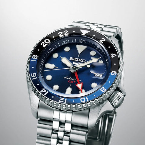 Seiko 5 Sports GMT SKX Blueberry Re-Interpretation Watch