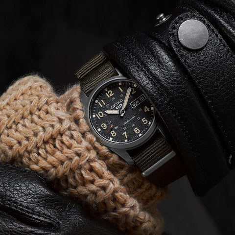 Seiko 5 Sports Green Zone Midfield Watch