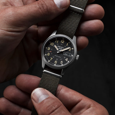 Seiko 5 Sports Green Zone Midfield Watch