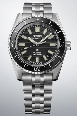 Seiko Prospex Black Dark Water Marinemaster 1965 Reinterpretation Diver Watch