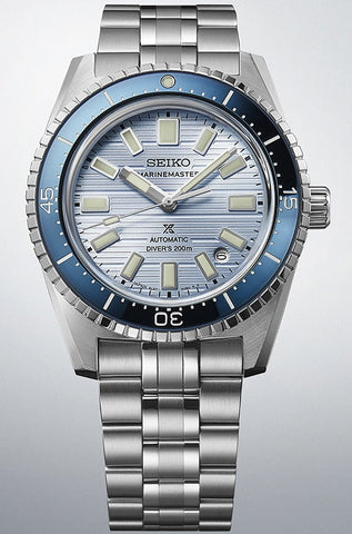 Seiko Prospex Clearwater Blue Marinemaster 1965 Reinterpretation Diver Watch