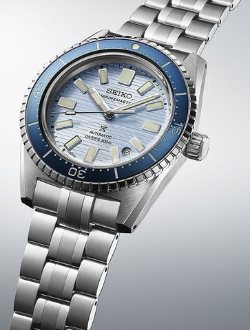 Seiko Prospex Clearwater Blue Marinemaster 1965 Reinterpretation Diver Watch