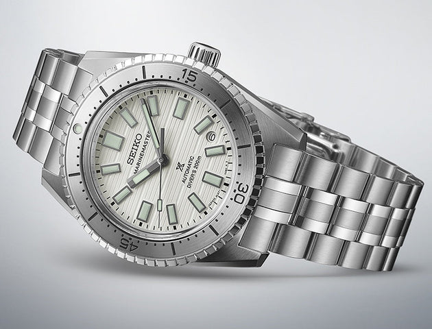 Seiko Prospex White High Water Marinemaster 1965 Divers Reinterpretation Limited Edition Watch