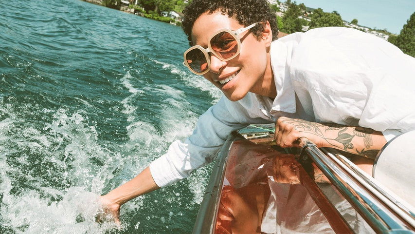 SevenFriday Sunglasses Upper Bridge Nude Size 53-22 ICF1/02.