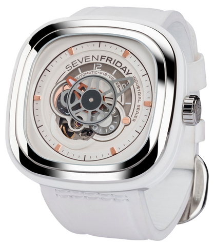 SevenFriday Watch White P1B/02 Bright Limited Edition