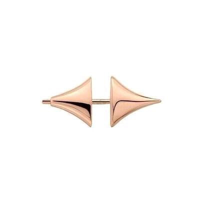 Shaun Leane Rose Thorn Single Rose Gold Vermeil Medium Bar Earring, RT011.RVNAEOS.