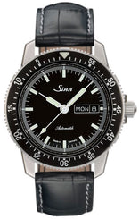 Sinn Watch 104 St Sa I Black Cowhide Aligator 104.010