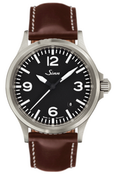 Sinn Watch 556 A Leather Russia Mocha With White Stitch
