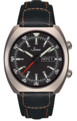 Sinn Watch 240 St Cowhide Black With Orange 240.010 Cowhide Black With Orange
