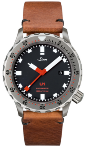 Sinn Watch U1 Vintage Cowhide Brown 1010.010 Vintage Cowhide Brown