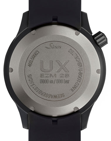 Sinn UX S GSG 9 EZM 2B Black Silicone Watch