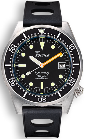 Squale Watch 1521 Black Blasted 1521BKBL.NT