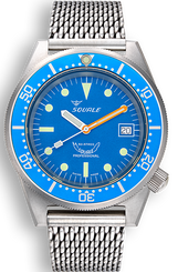 Squale Watch 1521 Blue Blasted 1521BLUEBL.ME20
