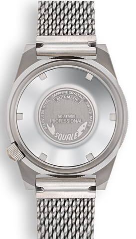 Squale Watch 1521 Blue Blasted Mesh