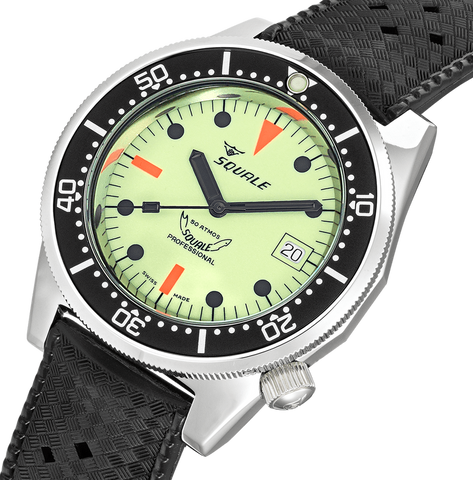 Squale 1521 Full Luminous Rubber Watch