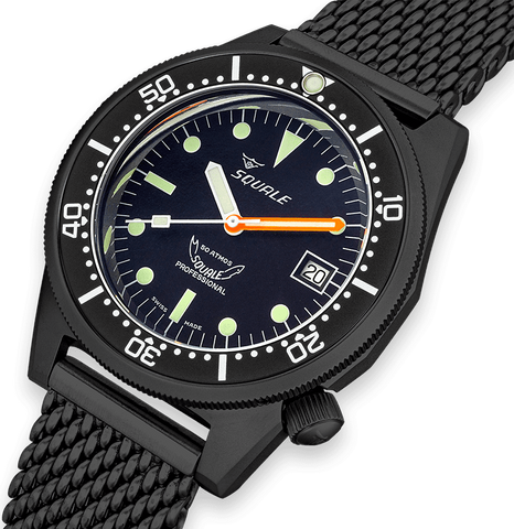 Squale 1521 PVD Mesh Watch