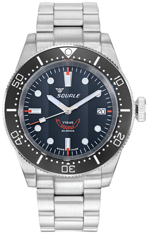 Squale Watch 1545 Black Bracelet 1545BKBKC.AC